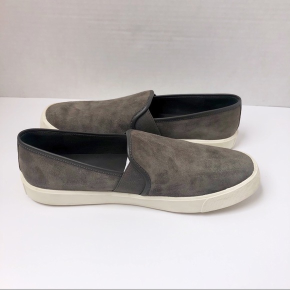 Vince Gray Suede Slip On Sneakers - Picture 10 of 10